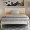 Other Bedding Supplies Bed 42 inch double platform bed solid wood frame bed with roof and Flat noodles suitable for children teenagers and adults frameless spring nee