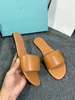 Klassisk designer Womens Sandals Mens tofflor Summer Slide Flip Flops Luxury Flat Tjock Bottom Embroidered Printed Jelly Rubber Leather Women Dress Shoes 0316