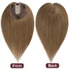 Toppers SEGO 10x12 cm cheveux Toppers soie Base perruques de cheveux humains pour les femmes Machine naturelle morceau de cheveux pince dans les Extensions de cheveux