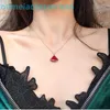 2024 Jewelry Designer Brand Pendant Necklaces Skirt Necklace 925 Pure Silver Plated 18k Rose Gold White Fritillaria Red Agate Fan Shaped Collar Chain