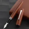 Stylos à plume durables de luxe stylo à encre en bois de haute qualité écriture papeterie cadeaux d'affaires éducation Amp fournitures de bureau 240306