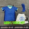 Maillot de football du Brésil 2024 Copa America Cup NEYMAR VINI JR Kit pour enfants Ensembles 2025 Maillot de football de l'équipe nationale du Brésil 24/25 Version du joueur à domicile RODRYGO MARTINELLI