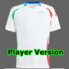 Maglia da calcio Italia Euro Cup 2024 Maglia da calcio Euro Cup Versione giocatore maglie da calcio TOTTI VERRATTI Italia24 25 magliette da calcio Uomo set kit bambini uniforme