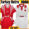 Retro 1990 Turke Club Club Sets Soccer Jersey National Impay Burak Kenan Karaman Hakan Calhanoglu Zeki Celik Sukur Ozan Kabak Yusuf Yazici Turquia Football Shirt