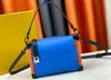 Blue Side Trunk genuine leather Designer bags Nicolas S-lock cross body bags Purse side trunk Shoulder bag Handbag tote wallet pouch size 21x14x6cm 8 Colors