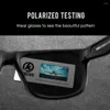 サングラスkdeam luxury design polarized men sports tridimensional 3dロゴミラーレンズブラックTR90フレームファッション女性の色合い