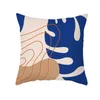 Poduszka 45x45cm okładka niebieska poduszki na sofę samochodową dekoracyjną poduszkę