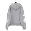 Star Same Style Singer Bubble Hair Letter Star 555555 Printed Mens and Womens Couple Sweater Hoodie