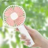 Elektriska fläktar laddningsbara USB Mini Portable Pocket Fan Cooling Air Whip Fan Handle Choyling Laddningsbord Handtaget Electric Standing Table Handley240320