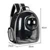 Pet Cat Carrying Bag Space Pet Backpacks Breathable Portable Transparent Backpack Puppy Dog Transport Space Capsule Bags 240312
