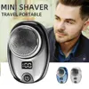 Mini Electric Shaver for Men Portable Beard Knife Type-C Laddningsskakare Face Body Razor With Digital Power Display Low Noise 240313