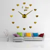 Wall Clocks Fashion Diy Acrylic Mirror Big Quartz Watch Still Life Needle Modern Living Room Home Decoration Stickers