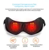 6D Smart Eye Masseur Vibration Airbag Compresse Instrument de Soins Bluetooth Musique Lunettes de Massage Détendez-vous Fatigue 240318