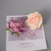 Decoratieve bloemen Bruiloft Simulatie Bloem Curling Hoek Roos Hoofd Nep Boog Zijde Plant Muur Groothandel