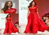 Mode Miranda Kerr Runway Red Chiffon Abendkleid Eine Schulter Lange Prom Kleider Promi Kleid Formale Party Kleid9098051