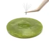 1 PC Lim Lime Pallet Crystal Jade Stone Holder Grafting Tool Lash Eyelashes Makeup Eyelash Extension