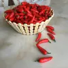 Dekorativa blommor 36 PCS DECOR FÖR HOME FAKE VEGENABLE ARTIFICAL CHILI FRUIT MINNING RUM DECORATION MODEL MINI