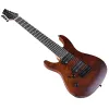 Guitar Left Hand Tree Burl Top Electric Guitar 8 String Guitar 39 Inch Natural Color 24 Frets Canada Maple Neck with Koreamade Pickup