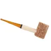 Corn Cob Pipe Disponible Natural Corncob Herb Tobacco Hammer Spoon Cigarett Filter Pipes Tools Tillbehör 145mm Längd ZZ