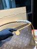 Odeon Vintage Baskı Omuz Çantaları Kadın Totes Crossbody Tasarımcı Zarif Çanta Strap Strap En Kaliteli Moda Messenger Çantası Hobo Alışveriş Çantası