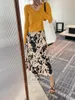 تنانير التعادل صبغة طويلة تنورة y2k امرأة ملابس الربيع صيف 2024 الأسلوب الكوري الأزياء خمر أنيقة عالية الخصر لوليتا تول قلم رصاص