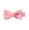 4cm Solid Grosgrain Ribbon Bows Duckbill Clips Cute Handmade Bowknot Baby Bangs Hairpins Princess Headwear Kids Hairclip Gift