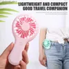 Elektriska fläktar handhållen USB -laddning Ultra Quiet Portable Student Office Mini Fan Wind Outdoor Travel Fany240320