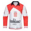 casablanca shirts Gekleurd Racing Element Design Sense Shirt Lente en herfst Lange mouwen Pi Shuai Street Loose