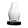 Candle Holders Windproof Holder Farmhouse Simple Elegant Glass Clear For Cafe Wedding Table Decor