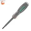 Medidores de corrente 12-220V Caneta testadora de tensão AC / DC Detector de energia de indução Chave de fenda Lápis de teste Indicador vermelho / verde Eletricistas Ferramentas de teste 240320