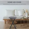 Chair Covers Table Cloth Round Stool Cover Protector Furniture Sofa Cushion Anti-dust Banquet