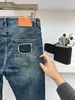 2024 top marca nova calça jeans de alta qualidade material elástico moda com pés apertados design masculino jeans de luxo