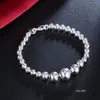 Link Bracelets 925 Sterling Silver Ball Shape Beads Popcorn Bracelet For Women Wedding Engagement Party Fashion Jewelry