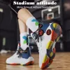 Schoenen gepersonaliseerde kantup high top basketbal schoenen zacht ademende allmatch sneaker voor sport