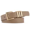 Belts 2023 New Fashion Gold Siliver Square Pin Buckle Belts for Women Black Brown Female Waistband Ladies Dress Jeans Adjustable Belst