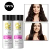 Behandlungen PURC 2-teilige brasilianische Keratin-Behandlungssets 100 ml Formalin-Haarglättungsprodukte Glättungsshampoo Haarpflege 0 % 5 % 8 % 12 %