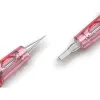 Agulhas ambição rosa cartucho de tatuagem agulhas bugpin 0.18mm 0.25mm 0.30mm micropigmentação para sobrancelhas permanentes delineador lábio ferramentas