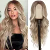 HD Body Wave Highlight Lace Front Human Hair Wigs For Women Lace Frontal Wig Pre Plucked Honey Blonde Colored Synthetic Wigs Hair Products Hair Wigs More colors