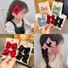 Hair Accessories Girls Fashion 2pcs/Set Bows Clip For Kids Cute Hairpins