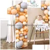 Other Event Party Supplies 73Cm Digital Mosaic Balloon Frame Numbers 1 2 3 Filled Box Diy Kids Adt Birthday Baby Shower Decoration Dro Dhiuf