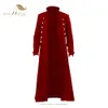 SISHION DŁUGO Średniowieczne kostium renesansowy Gentlemama płaszcze VD3537 Gothic Steampunk Trench Vintage Frock Płaszcz dla mężczyzn S-5xl 240329