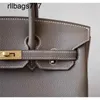 Handmade Bk Handbag High Fidelity Designer Togo Top Layer Cowhide Semi Wax Thread High Capacity Premium Feel Genuine Leather