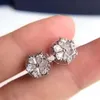 Bijoux de luxe swarovski boucles d'oreilles jumelées flocon de neige boucles d'oreilles femme beauté hirondelle élément cristal boucles d'oreilles femme