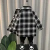 Jackets Children's And Boys' Coats Autumn Winter Mid Length Cotton Jacket Baby Clothing Thickening Trend