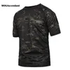 Heren T-shirts Zomer tactische camouflage heren sneldrogend legergevecht T-shirt casual ademend camouflage O-hals militair T-shirt Plus maat 5XL J240319