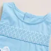 Girl Dresses 2024 Kids Infants Smocking Baby Girls Spanish Handmade Smocked Set With Bubble Sleeve Frocks Summer Children