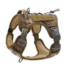 Pet Tactical Chest Back Towing German Animal Husbandry Metal Chain Large and Medium Dog Rope Explosion Proof Strap