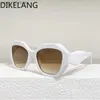 Óculos de sol de alta qualidade marca de luxo moda e diversão óculos de sol mulheres 2023 vintage redondo polarizado óculos uv para homens gafas de sol lujo l240320