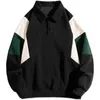 Simple Breathable Men Casual Fashion Men Hoodies and Sweatshirts, Size M-3XL Color Black Green Curry White