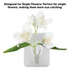 Vases Po Frame Flower Vase Acrylic Rectangle Centerpiece Clear Hydroponic Floral For Dining Table Home Office Transparent